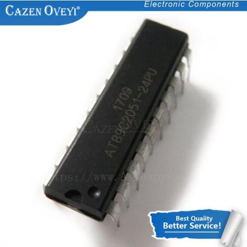 5pcs/lot AT89C2051-24PU AT89C2051-24PI AT89C2051 24PU DIP-20 new original In Stock