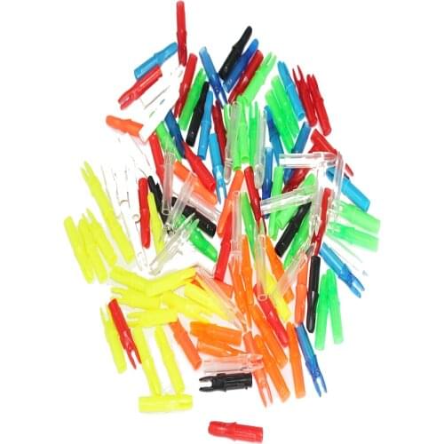 60pcs Arrow nock ID6.2mm OD7.6mm Internal nock for carbon arrow shaft archery