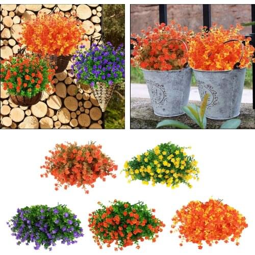 Artificial Flowers Bouquet Fake Bouquet Fake Flower Arrangements for Wedding Decor Table Centerpieces