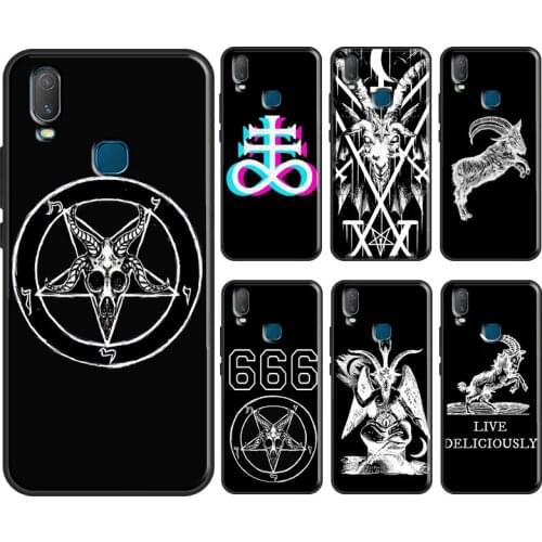 Satanic Pentagram Baphomet Case For Vivo Y91C Y1S Y11S Y12 Y17 Y20 Y30 Y50 Y81 S1 V11 V17 Neo V20 SE Y11 2019 Cover
