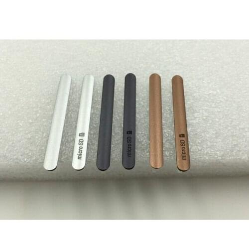 JIEYER usb Cover Charger Port Dust Plug Cover + SIM Card Port Slot Cover for Sony Xperia Z3 Dual D6633
