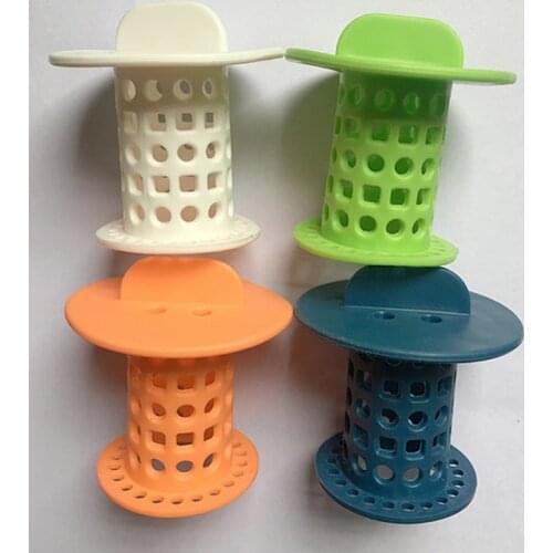 Mushroom Cylindrical Hair Stopper Bathroom Plug Sink Filter Bathroom Floor Drain Cover Universal Anti-clogging Water Floor Drain