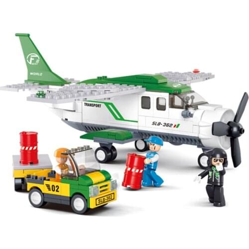 2021 New City Building Blocks Set Small Transport Aviation Aircraft Constructor Bricks Classic Model Educational Toys Kids Gift