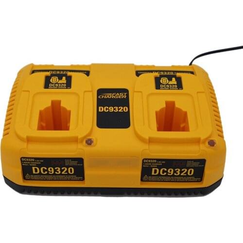 DC9320 Dual port Charger for Dewalt 7.2V-18V Ni-Cd Ni-Mh Battery Dc9096 Dc9098 Dc9099 Dc9091 Dc9071 De9057 Dw9096 Dw9094 DE9091