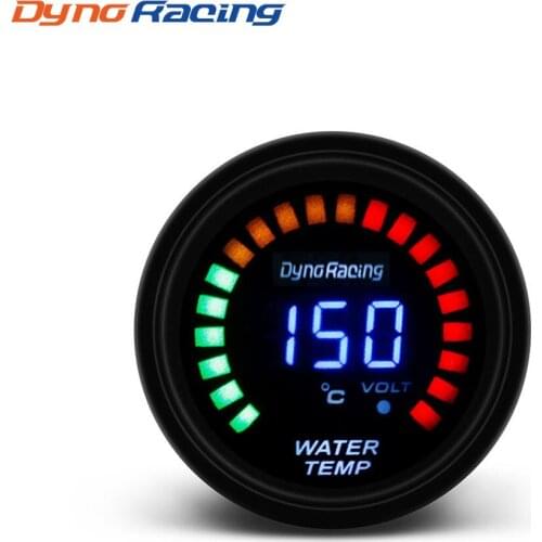 Dynoracing 52mm 2 Inch LCD Digital Water Temp Gauge With Sensor water Temperature gauge car meter YC101341