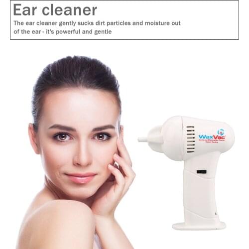 Portable Size Electronic Ear Cleaner Vacuum Ear Wax Vac Removal Safety Body Health Care with Soft Safety Head personal ear care