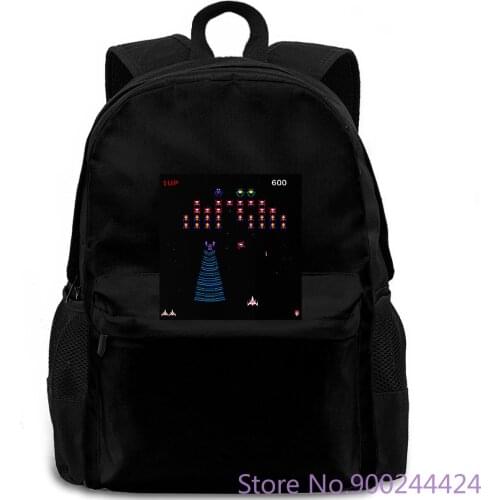 GALAGA Arcade Game Retro Gamer Classic Mens Black Size S-3XL 100% O Neck Male Low Price Steampunk backpack