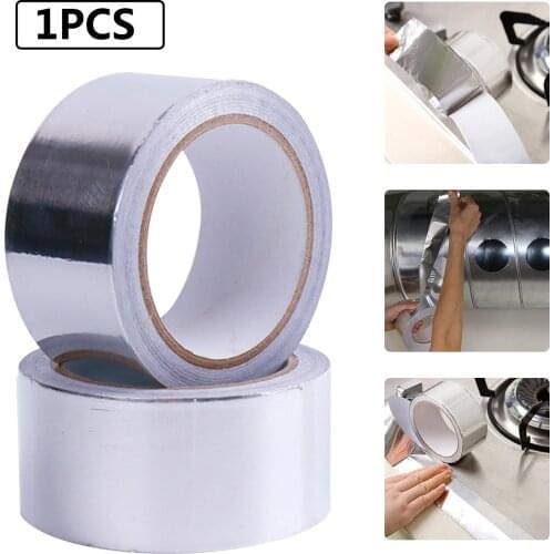 Aluminum Foil Adhesive Tape Waterproof Duct Tape Self Adhesive Water Heater Pipe Repair Tape Heat Protection great gift