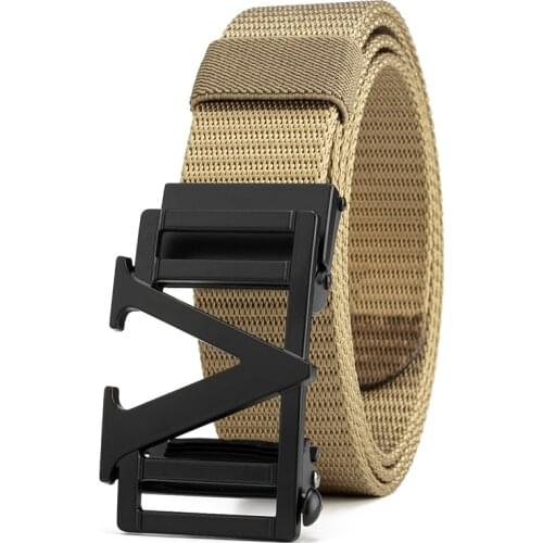 Flying Art 3.4cm Personalized Tactical Nylon Military Belt Outdoor Metal Buckle Police Heavy Mens Training Hunting Belt