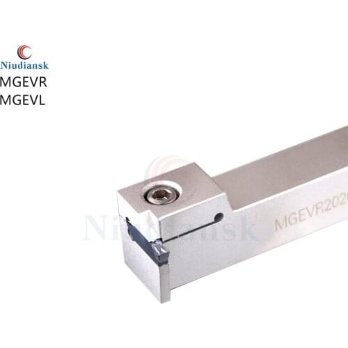 MGEVL1616-2T8 MGEVL2020-2T11 Grooving Turning Tool Holder MGEVL2020K-3T15 External Slotting Tool MGEVL2525M-4T15 CNC Lathe Tools