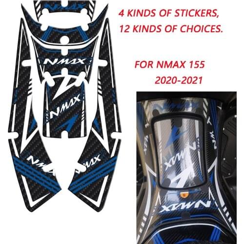 NMAX 155 Fuel oil Tank Sticker Protector Pad Motorcycle Side Decorative Pedal Stickers For YAMAHA nmax 2020 5D Sticker