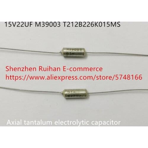 Original new 100% 15V22UF M39003 T212B226K015MS axial tantalum electrolytic capacitor (Inductor)