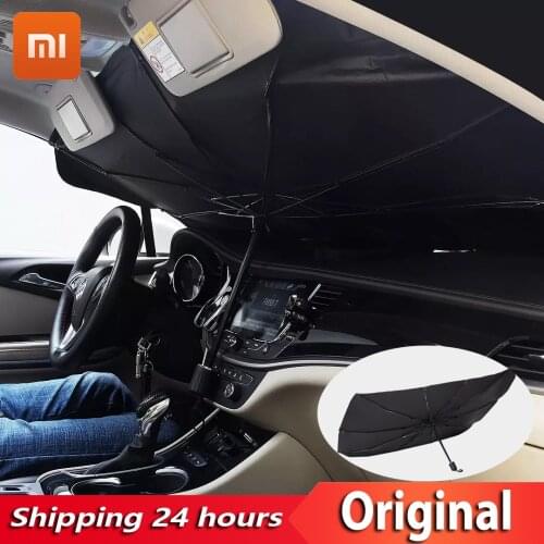 YOUPIN Miwuna Portable Car Foldable Sunshade Umbrella Car Heat Insulation Accessories Car Windshield Sun Shade Umbrella UV Cover