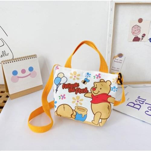 Disney Winnie the Pooh Backpack Girl Crossbody Bag Cute Kids Small Bag Boy Mini kawaii Bag
