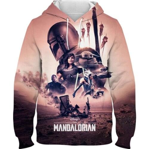 The Mandalorian hoodies 3D Printed autumn new fashion boys girl kids hooded sweatshirts harajuku men hoodie casual mens clothes