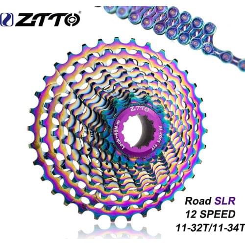 ZTTO Road Bike 12 Speed 11-32T Cassette 12s 11-34T cassette Ultralight Freewheel 12s freewheel CNC 12v K7 HG Road Gravel Bike