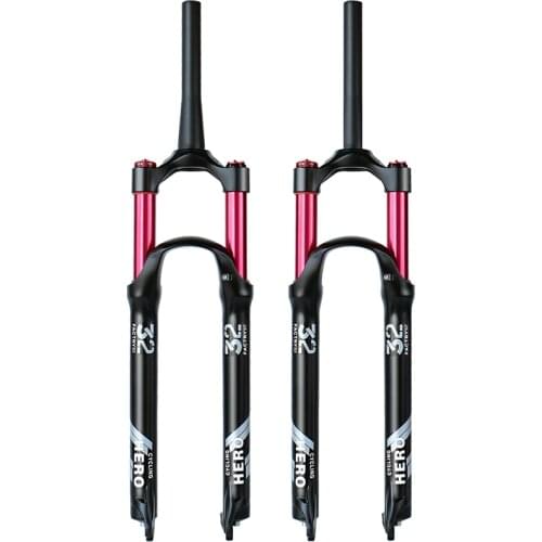 Free Shipping Magnesium Alloy Mountain Bike Bicycle Fork Suspension Air 26/27.5/29er Inch Mountain Bike Bicycle Fork Accessories