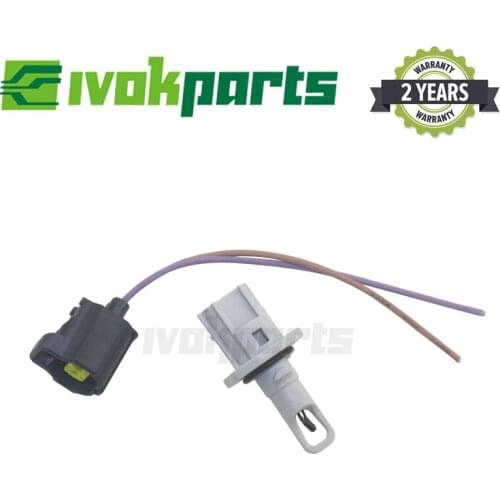 Intake Air Temperature Sensor With Electrical Harness 2 Pin Connector Plug For FORD MAZDA LINCOLN MERCURY 1F2018845 F6ZZ12A697A