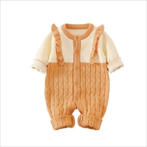 Newborn baby knitted cotton sweater