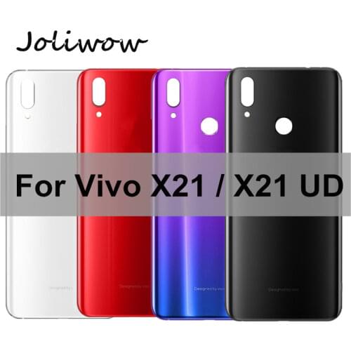 For VIVO X21 Battery Cover Back Glass Case Rear Housing Door For VIVO X21 UD Battery Cover Replacement Repair