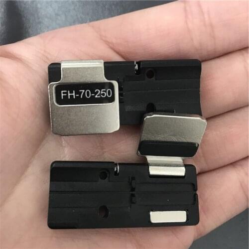 1 Pair FSM-70R 19S Optic Fiber Fusion Splicers Single core Bare Fiber Clamps Fiber Holder FH-70-250