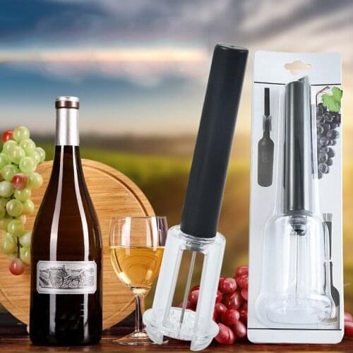 1Pcs Air Pump Wine Bottle Opener Stainless Steel Pin Type Bottle Pumps Kitchen Opening Tools Bar Accessories