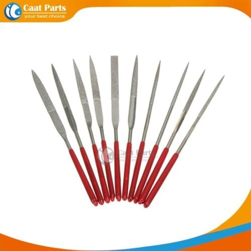 Free Shipping! Set 10pcs 180mm*5mm Needle Files Jeweler Diamond Carving Craft Tool Metal Glass Stone