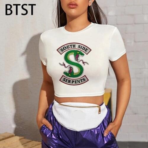 Женские футболки с принтом BTST China At AliExpress