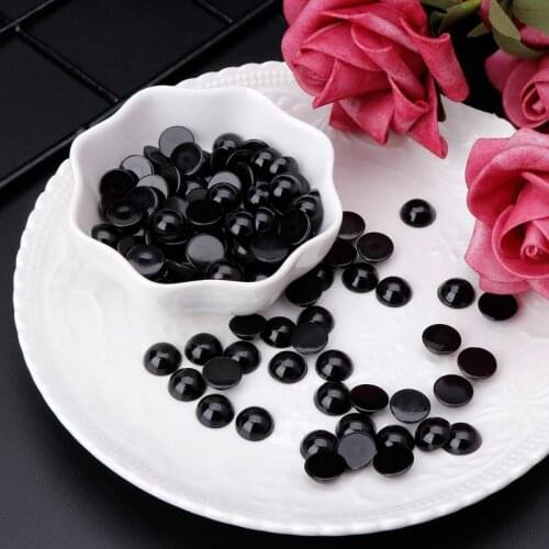 100pcs 6-18mm Black Plastic Safety Eyes For Bear Doll Animal Puppet Crafts Children Kids DIY Toys