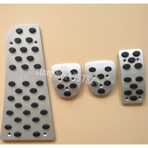 DEE Car Accessory For Mitsubishi ASX Fuel Brake Foot Rest Automatic/Manual pedals Plate Non slip Accelerator brake MT pedal Pads