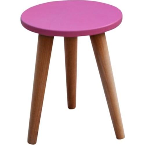 Wooden Beech retro Creative round wood coffee table storage tea fruit snack serving plate tray home table room desk sofa