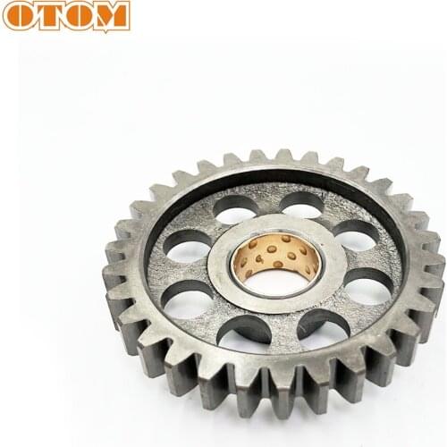 OTOM NC250 Parts Foot Starts Bridge Gear Idler Steel Cog Wheel For ZONGSHEN Engine NC RX3 KAYO K6 T6 Dirt Pit Bike Accessories