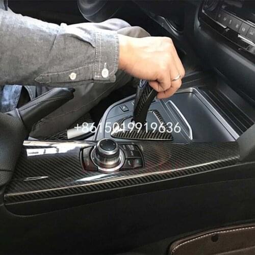 For BMW 3 Series F30 F32 f36 interior multimedia panel real carbon fiber car interior accessories