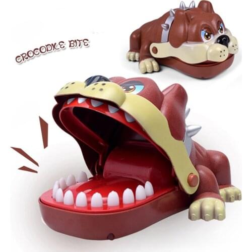Dog Bite Finger Game Joke Novelty Funny fierce dog Toy party games Gift Kids Child Family Prank Maker Tricky challenge toys