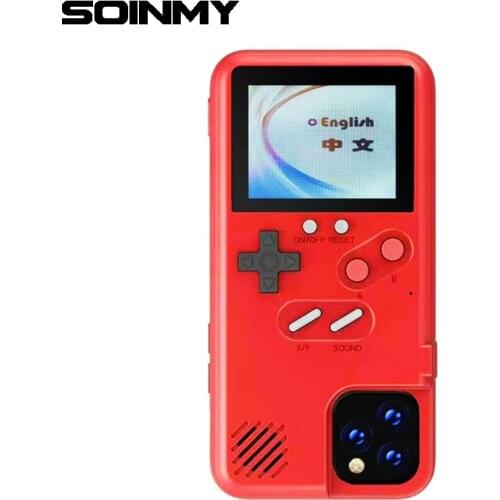 Playable Full Color Display Game Case for iPhone Xs Max XR X Retro Game boy case for iphone 11 pro max 11pro 6 6s 7 8 plus cover