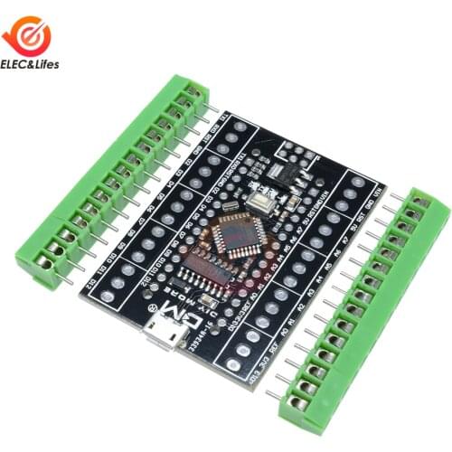 CH340 NANO V3.0 ATMEGA328P CH340G nano 3.0 V3 controller 2 in 1 Micro USB Terminal Shield Adapter Expansion Board For Arduino
