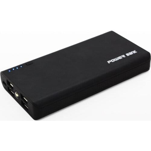 Power Bank Shell with LED Flashlight 4 USB Ports 5V 2A Power Bank Charger Case DIY Kits Powered By 6x 18650 Batteries