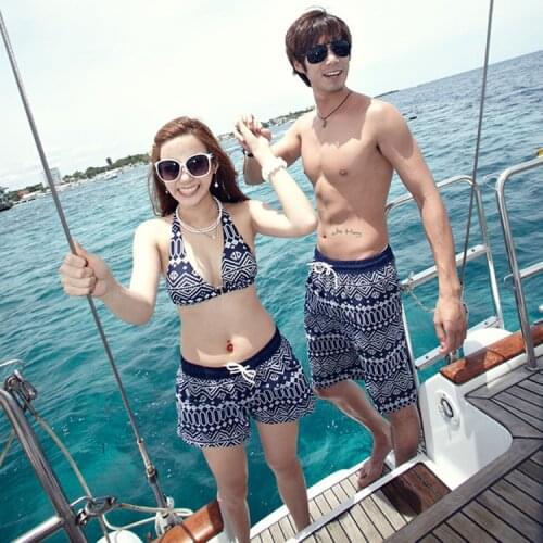 Couple Swimwear Skirt Womens Bikini Swimsuits Women Bathing Suits Lovers Swimsuit Summer Sexy Dress Bikinis Set 02-019