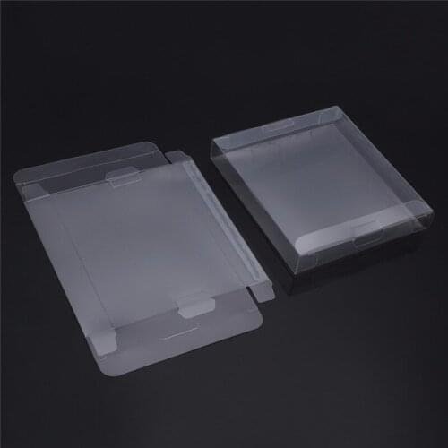 Mayitr 10pcs Durable Plastic Game Cartridge Protector Cover High Quality Game Card Storage Box Case For Super NES