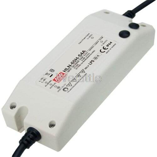 MEAN WELL original HLN-60H-30A 30V 2A HLN-60H 30V 60W Single Output LED Dimming Driver Power Supply A type Waterproof IP65