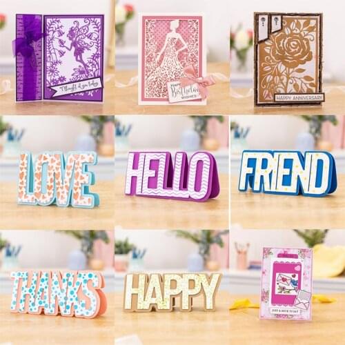 Panalisacraft 9 styles Lace background Fairy Metal Cutting Dies for DIY Scrapbooking/Card Making/Kids Fun Decoration Supplies