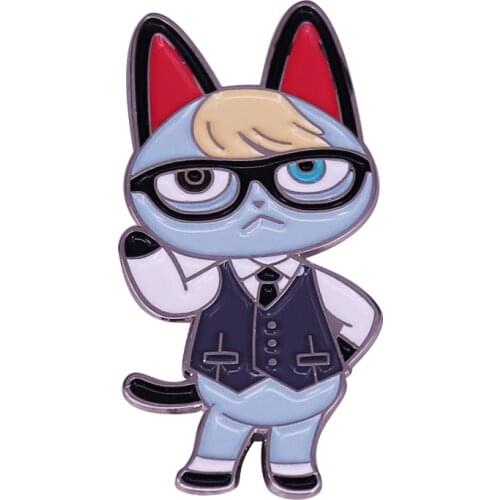 Animal Crossing Raymond Pin Is that one of the vaulting poles I've been hearing about?I just want to have the latest cool thing