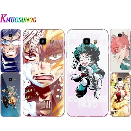 Transparent Cover Anime My Hero Academia For Samsung Galaxy J8 J7 J6 J5 J4 J3 J2 Duo Prime Plus Core 2018 Phone Case