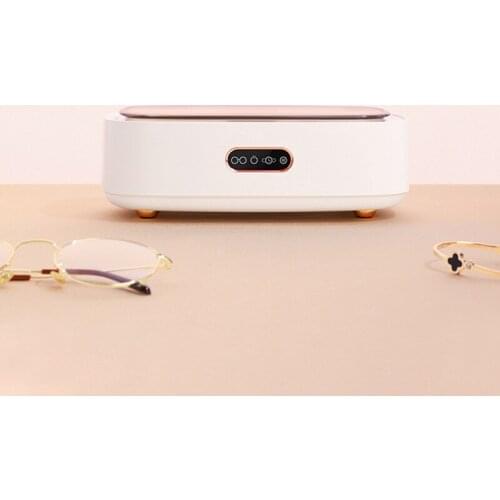 Mini Ultrasonic Cleaner Glasses Cleaning Machine 45kHz Jewelry Watch Cleaner Personal Care Tool Cleaning Device 4 Mode 12V