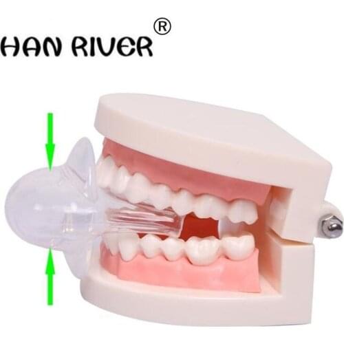 Hanrlver Health Care Silicone Anti Snoring Tongue Retaining Device Snore Solution Sleep Breathing Apnea Night Guard Aid Stop Sn