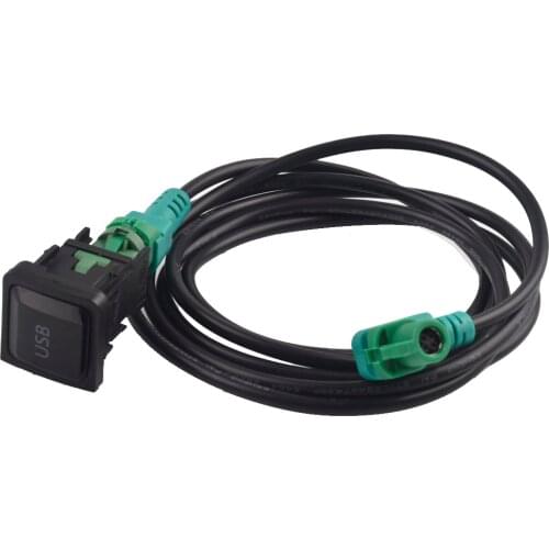 USB Input Cable Wire Harness Aux Adapter for BMW 3 5 Series E88 E87 E90 E91 E92 F10 F11 F18 F12 F13 F01 F02 F03 F04