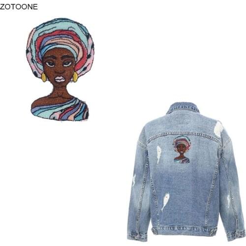 ZOTOONE Cool Girls Patch Iron on Patches for Clothing Heat Transfer DIY Sticker Embroidery Applique Sew on Badge Thermal Press G