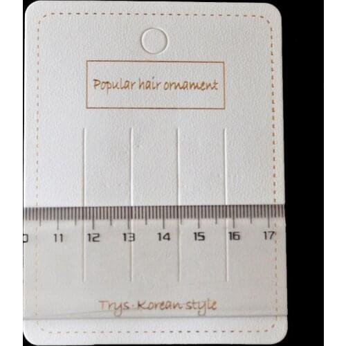 20Pcs Hairpin Clip Brooch Card Gilding Labels Tags Jewelry Storage Display