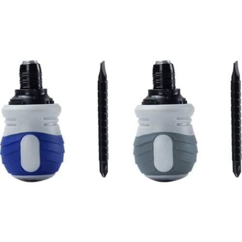 517A 2 in 1 Screwdriver Dual Use Cross Straight Screw Driver Ratchet Screwdriver Set