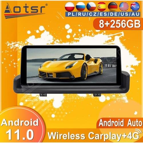 8+256G Android 11 Tape Radio Recorder Car For BMW 3 Series E90 E91 E92 E93 2005-2012 GPS Navi Multimedia Player Stereo Head Unit